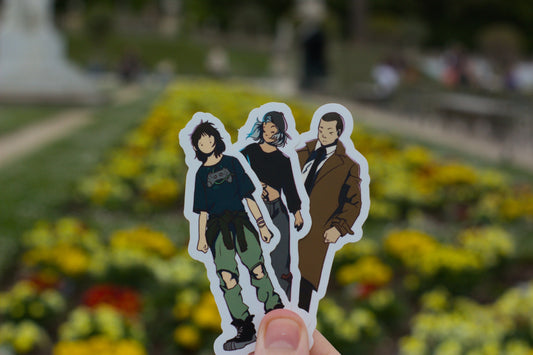 Lot de 3 Stickers Exclusifs – Les Personnages du Livre